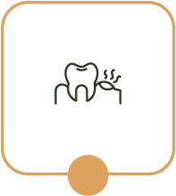 Notice swelling, tenderness, or discoloration around a tooth.